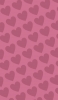 📱可愛いピンク 2色 ハートのロゴ Xperia 10 II 壁紙・待ち受け