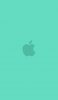 📱可愛いアクア・ミント アップルのロゴ Xperia 8 Lite 壁紙・待ち受け