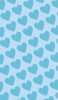 📱可愛い水色のハート ロゴ Mi Note 10 壁紙・待ち受け
