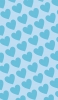 📱可愛い水色のハート ロゴ Redmi Note 10 Pro 壁紙・待ち受け