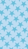 📱可愛い水色の星 ロゴ Xperia 5 壁紙・待ち受け