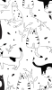 📱かわいい猫のイラスト・アート Google Pixel 6 Pro 壁紙・待ち受け