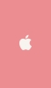 📱可愛いパステルピンク アップルのロゴ iPhone SE (第3世代) 壁紙・待ち受け