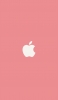 📱可愛いパステルピンク アップルのロゴ OPPO A5 2020 壁紙・待ち受け
