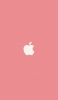 📱可愛いパステルピンク アップルのロゴ iPhone 13 Pro Max 壁紙・待ち受け