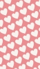 📱可愛いパステルピンク ハートのロゴ AQUOS sense4 basic 壁紙・待ち受け