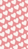 📱可愛いパステルピンク ハートのロゴ iPhone 12 mini 壁紙・待ち受け
