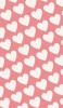 📱可愛いパステルピンク ハートのロゴ Zenfone 8 壁紙・待ち受け