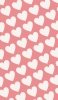 📱可愛いパステルピンク ハートのロゴ Xperia 5 壁紙・待ち受け