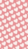 📱可愛いパステルピンク ハートのロゴ iPhone 13 Pro Max 壁紙・待ち受け