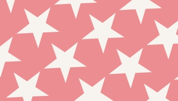 📱可愛いパステルピンク 星のロゴ iPhone 12 mini 壁紙・待ち受け