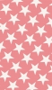 📱可愛いパステルピンク 星のロゴ iPhone 13 mini 壁紙・待ち受け