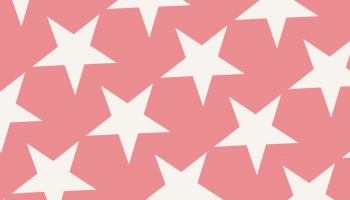 📱可愛いパステルピンク 星のロゴ iPhone 13 mini 壁紙・待ち受け