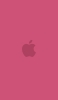 📱可愛いピンクのアップル 2色 ロゴ iPhone SE (第3世代) 壁紙・待ち受け