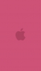 📱可愛いピンクのアップル 2色 ロゴ iPhone 6s 壁紙・待ち受け