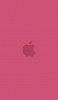 📱可愛いピンクのアップル 2色 ロゴ AQUOS sense4 basic 壁紙・待ち受け