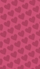 📱可愛いピンクのハート 2色 ロゴ iPhone 6 壁紙・待ち受け