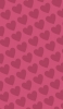 📱可愛いピンクのハート 2色 ロゴ iPhone 12 壁紙・待ち受け