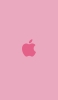 📱可愛いピンクのApple ロゴ iPhone SE (第3世代) 壁紙・待ち受け