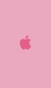 📱可愛いピンクのApple ロゴ AQUOS zero5G basic 壁紙・待ち受け