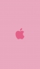 📱可愛いピンクのApple ロゴ Xperia 8 Lite 壁紙・待ち受け