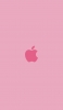 📱可愛いピンクのApple ロゴ iPhone 13 壁紙・待ち受け
