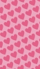 📱可愛いピンクのハート ロゴ iPhone SE (第2世代) 壁紙・待ち受け