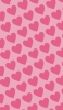 📱可愛いピンクのハート ロゴ iPhone SE (第3世代) 壁紙・待ち受け