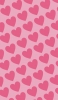📱可愛いピンクのハート ロゴ Xperia 10 II 壁紙・待ち受け