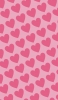 📱可愛いピンクのハート ロゴ iPhone 12 壁紙・待ち受け