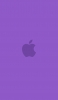 📱可愛い紫のアップル 2色 ロゴ iPhone SE (第2世代) 壁紙・待ち受け