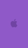 📱可愛い紫のアップル 2色 ロゴ iPhone SE (第3世代) 壁紙・待ち受け