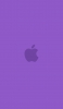📱可愛い紫のアップル 2色 ロゴ Xperia 5 壁紙・待ち受け