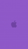 📱可愛い紫のアップル 2色 ロゴ iPhone 13 壁紙・待ち受け
