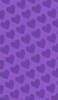 📱可愛い紫のハート 2色 ロゴ iPhone SE (第2世代) 壁紙・待ち受け