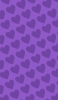 📱可愛い紫のハート 2色 ロゴ iPhone SE (第3世代) 壁紙・待ち受け