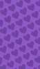 📱可愛い紫のハート 2色 ロゴ AQUOS sense4 basic 壁紙・待ち受け