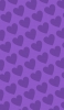 📱可愛い紫のハート 2色 ロゴ AQUOS zero2 壁紙・待ち受け