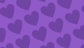 📱可愛い紫のハート 2色 ロゴ Galaxy S21 5G 壁紙・待ち受け