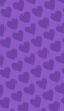 📱可愛い紫のハート 2色 ロゴ Xperia 10 II 壁紙・待ち受け