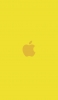 📱可愛い黄色のアップル 2色 ロゴ AQUOS sense4 basic 壁紙・待ち受け
