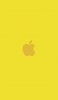 📱可愛い黄色のアップル 2色 ロゴ moto g9 play 壁紙・待ち受け