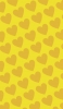 📱可愛い黄色のハート 2色 ロゴ AQUOS sense4 basic 壁紙・待ち受け