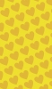 📱可愛い黄色のハート 2色 ロゴ OPPO A5 2020 壁紙・待ち受け