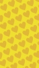 📱可愛い黄色のハート 2色 ロゴ Xperia 10 II 壁紙・待ち受け