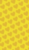 📱可愛い黄色のハート 2色 ロゴ iPhone 12 Pro 壁紙・待ち受け