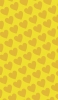 📱可愛い黄色のハート 2色 ロゴ iPhone 13 Pro Max 壁紙・待ち受け