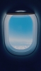 📱飛行機の窓から見る空 Galaxy S21 5G 壁紙・待ち受け