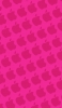 📱派手なピンク アップルのロゴ パターン iPhone SE (第2世代) 壁紙・待ち受け