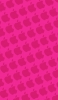📱派手なピンク アップルのロゴ パターン AQUOS sense4 basic 壁紙・待ち受け